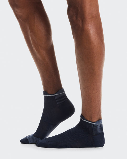 Performance Run Sock Low Navy | Navy - US 4836