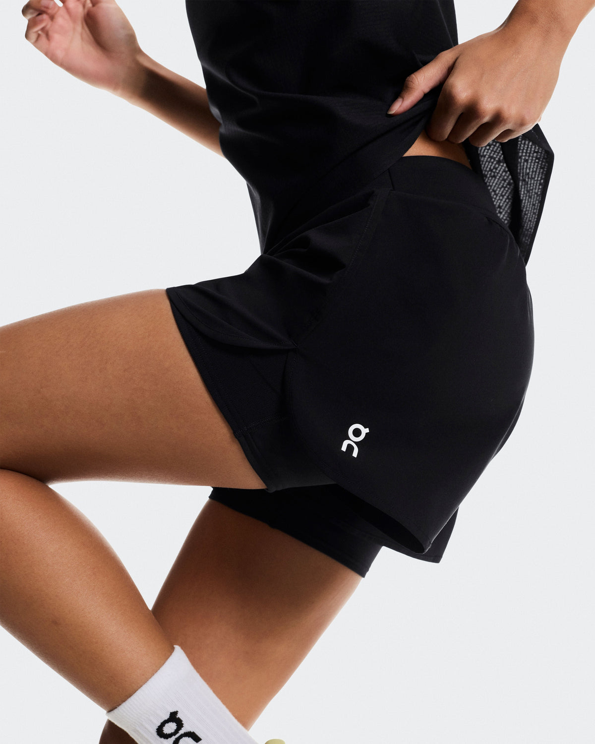 Women's 3" Court Shorts 2-in-1 Black - US 8019