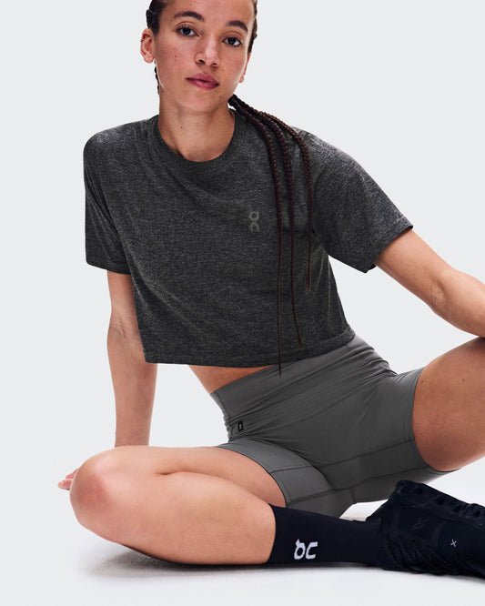 Women's Train Flex-T Crop Ember Heather - US 8984