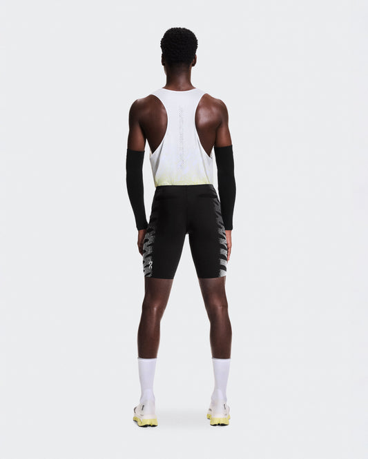 Men's Zero Half Tights Iron | White - US 2786