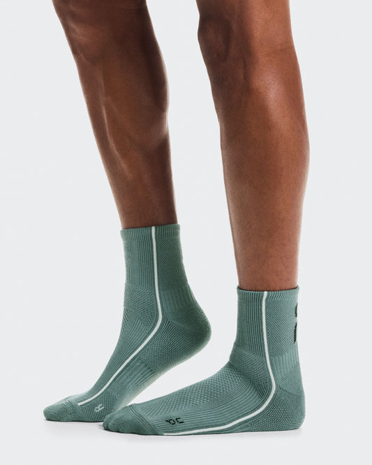Court Sock Mid Tide | Ivory - US 2246