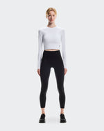 Women's Studio Long-T Crop White - US 1478