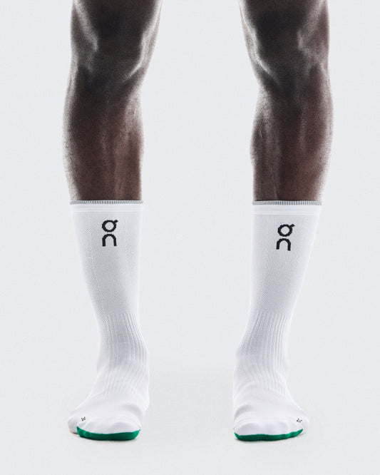 Elite Run Sock High White | Ivory - US 6350