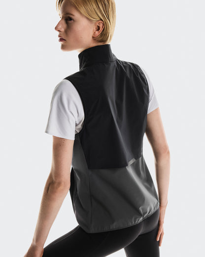 Women's Weather Vest Black | Eclipse - US 7817