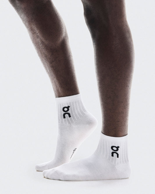 Logo Sock Mid 3P White - US 7461