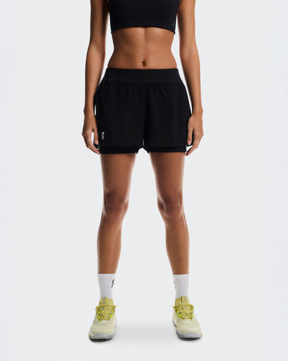 Women's 3" Court Shorts 2-in-1 Black - US 8019