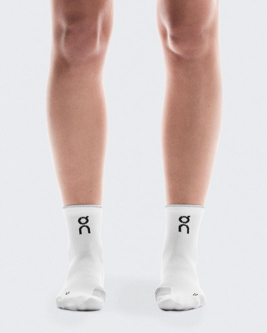 Performance Run Sock Mid White | Glacier - US 6489