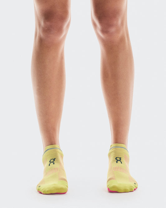 Elite Run Sock Low Limelight | Pink - US 4564