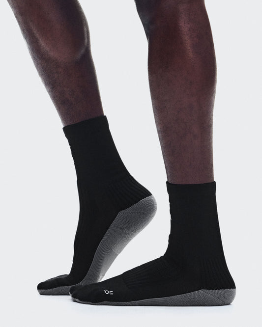 Trail Sock High 2P Black | Black - US 3351